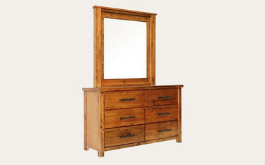 Industrial Dresser with Mirror at Online8 Furniture Auckland NZ