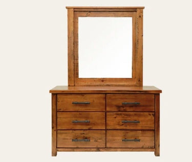 Industrial Dresser with Mirror at Online8 Furniture Auckland NZ