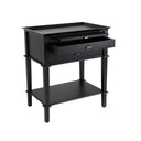 Island Life Bedside Table - Black at Online8 Furniture Auckland NZ