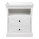 Island Life Bedside Table - White at Online8 Furniture Auckland NZ