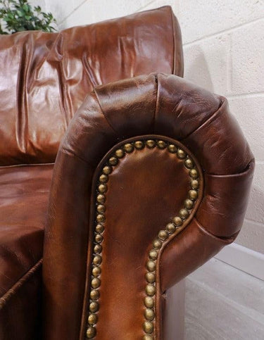 Kensington Armchair - Vintage Cigar at Online8 Furniture Auckland NZ