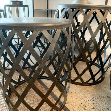 Lamai Metal Side Table Set/2 at Online8 Furniture Auckland NZ