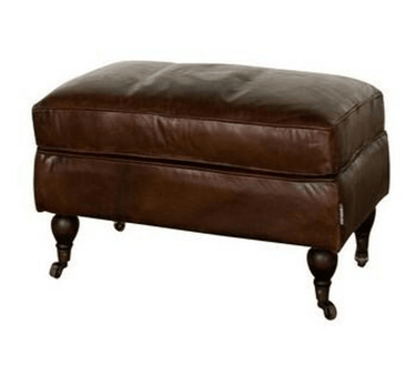 Large Ottoman - Vintage Cigar at Online8 Furniture Auckland NZ