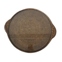 Large Rattan Cheese Tray with Glass at Online8 Furniture Auckland NZ