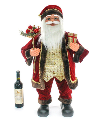 Large Ruby Gold Santa at Online8 Furniture Auckland NZ