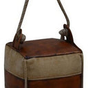 Leather & Canvas Door Stop - Square at Online8 Furniture Auckland NZ