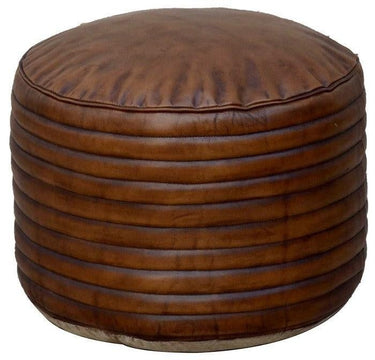 Leather Ottoman | Pouf at Online8 Furniture Auckland NZ