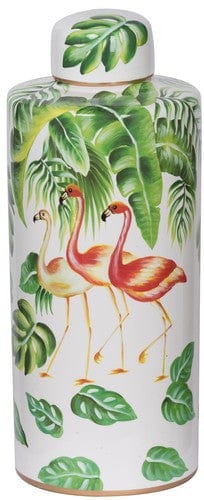 Lovise Flamingo Jar at Online8 Furniture Auckland NZ