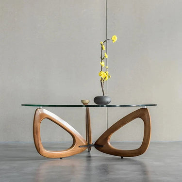 Maddox Mid-Century Round Coffee Table at Online8 Furniture Auckland NZ