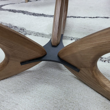 Maddox Mid-Century Round Coffee Table at Online8 Furniture Auckland NZ