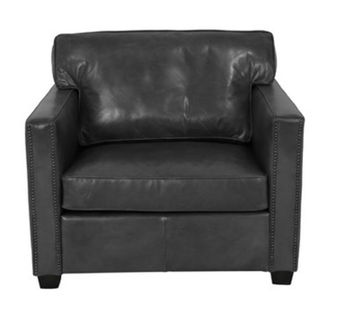 Madison 1 Seater Armchair - Belon Black at Online8 Furniture Auckland NZ