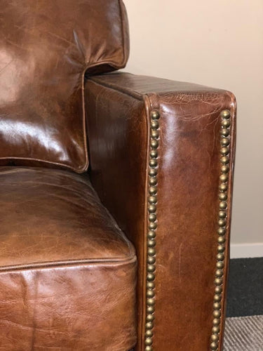 Madison 1 Seater Armchair - Vintage Cigar at Online8 Furniture Auckland NZ