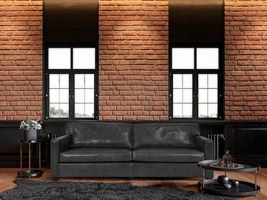 Madison 3 Seater Sofa - Belon Black at Online8 Furniture Auckland NZ