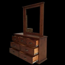 Mammoth Dresser with Mirror at Online8 Furniture Auckland NZ