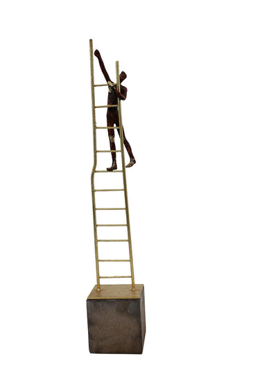 Man Climbing on Ladder at Online8 Furniture Auckland NZ