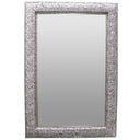 Marrakesh Mirror Rectangle Silver at Online8 Furniture Auckland NZ