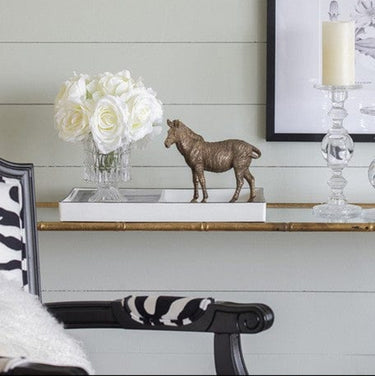 Metallic Copper Zebra Statue at Online8 Furniture Auckland NZ