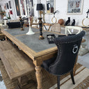 Miami Dining Chair - Black Chenille at Online8 Furniture Auckland NZ