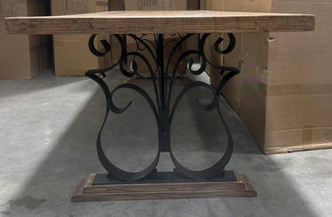 Michigan French Iron Dining Table - 3000mm at Online8 Furniture Auckland NZ