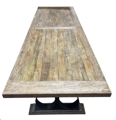 Michigan French Iron Dining Table - 3000mm at Online8 Furniture Auckland NZ