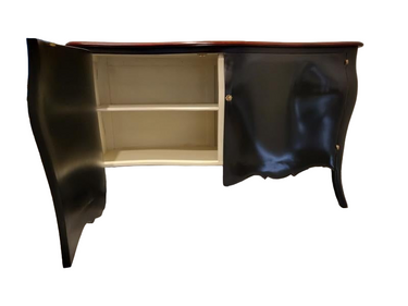 Montigny 2 Door French Sideboard - Black at Online8 Furniture Auckland NZ