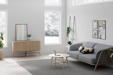 Nordic Oak Sideboard with Sliding Doors at Online8 Furniture Auckland NZ