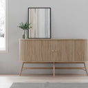 Nordic Oak Sideboard with Sliding Doors at Online8 Furniture Auckland NZ