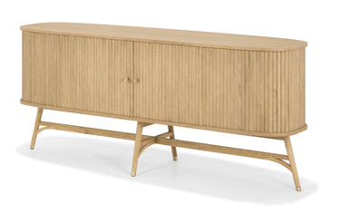Nordic Oak Sideboard with Sliding Doors at Online8 Furniture Auckland NZ