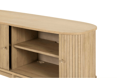 Nordic Oak Sideboard with Sliding Doors at Online8 Furniture Auckland NZ