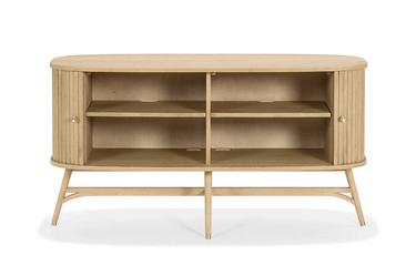 Nordic Oak Sideboard with Sliding Doors at Online8 Furniture Auckland NZ