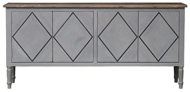 Old Elm 4 Door Buffet Table at Online8 Furniture Auckland NZ