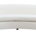 Ormond Curved Boucle 3.5 Seater Sofa - White at Online8 Furniture Auckland NZ