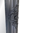Ornate Bevelled Floor Mirror - Antique Black at Online8 Furniture Auckland NZ
