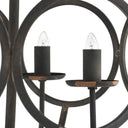 Ornate Malin Four-Light Orb Chandelier at Online8 Furniture Auckland NZ
