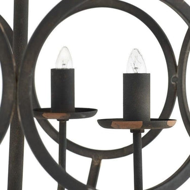 Ornate Malin Four-Light Orb Chandelier at Online8 Furniture Auckland NZ