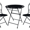 Outdoor Café Set - Antique Black at Online8 Furniture Auckland NZ