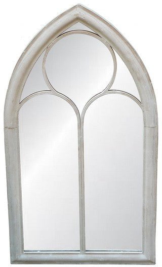 Outdoor/Indoor Mirror - Antique White at Online8 Furniture Auckland NZ