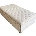 Oversized Ottoman with Storage | Blanket Box - Cream at Online8 Furniture Auckland NZ