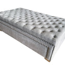 Oversized Ottoman with Storage | Blanket Box - Grey at Online8 Furniture Auckland NZ