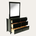 Paiden 6 Drawer Dresser with Mirror at Online8 Furniture Auckland NZ