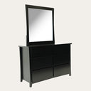 Paiden 6 Drawer Dresser with Mirror at Online8 Furniture Auckland NZ
