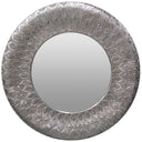 Panama Mirror Round Silver at Online8 Furniture Auckland NZ