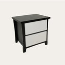 Patrick 2 Drawer Bedside Table at Online8 Furniture Auckland NZ