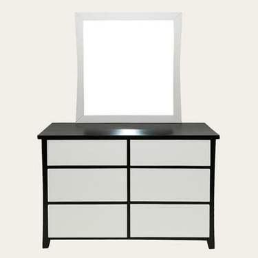 Patrick 6 Drawer Dresser with Mirror at Online8 Furniture Auckland NZ
