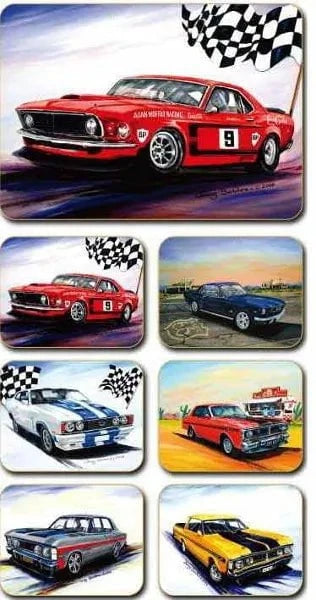 Placemats Ford Muscle Set/6 at Online8 Furniture Auckland NZ