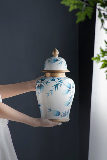 Porcelain Ginger Jar 35cm at Online8 Furniture Auckland NZ