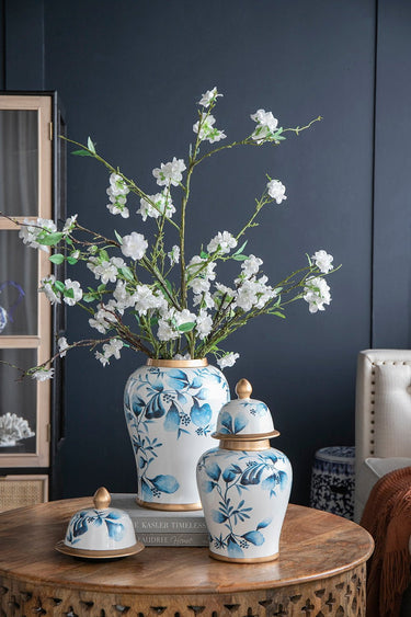 Porcelain Ginger Jar 35cm at Online8 Furniture Auckland NZ