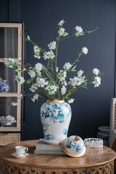 Porcelain Ginger Jar 45cm at Online8 Furniture Auckland NZ