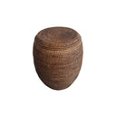 Rattan drum laundry Basket with Lid at Online8 Furniture Auckland NZ