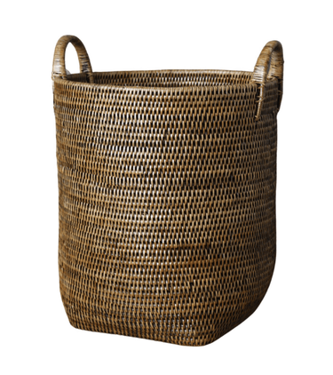 Rattan Laundry Basket with Handles at Online8 Furniture Auckland NZ